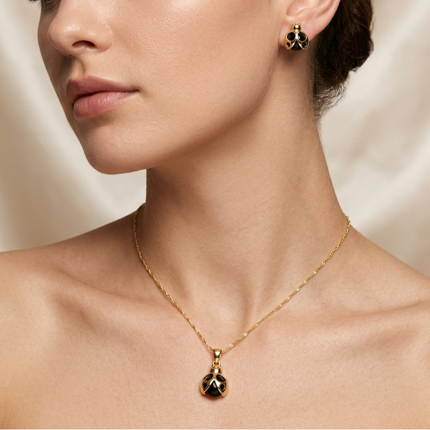 Set de Joyería de Goldfilled Diseño Catarina mod. 7108
