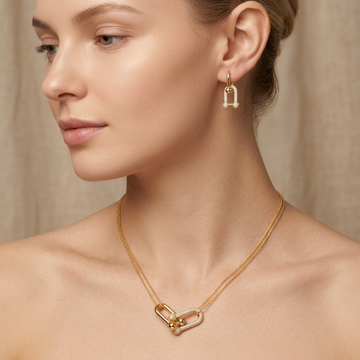 Set de Joyería de Goldfilled Diseño Paper mod. 7092