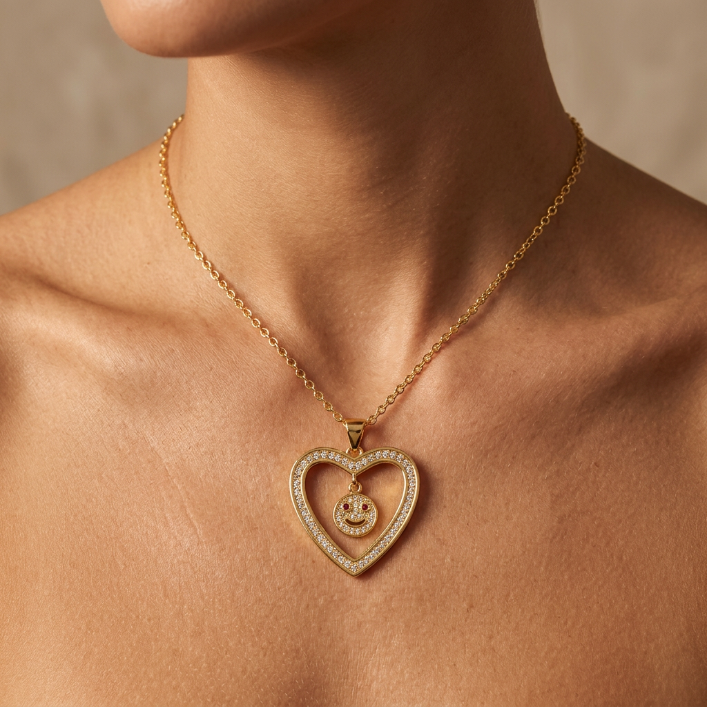 Gargantilla de Goldfilled Corazón Elegante mod. 5025