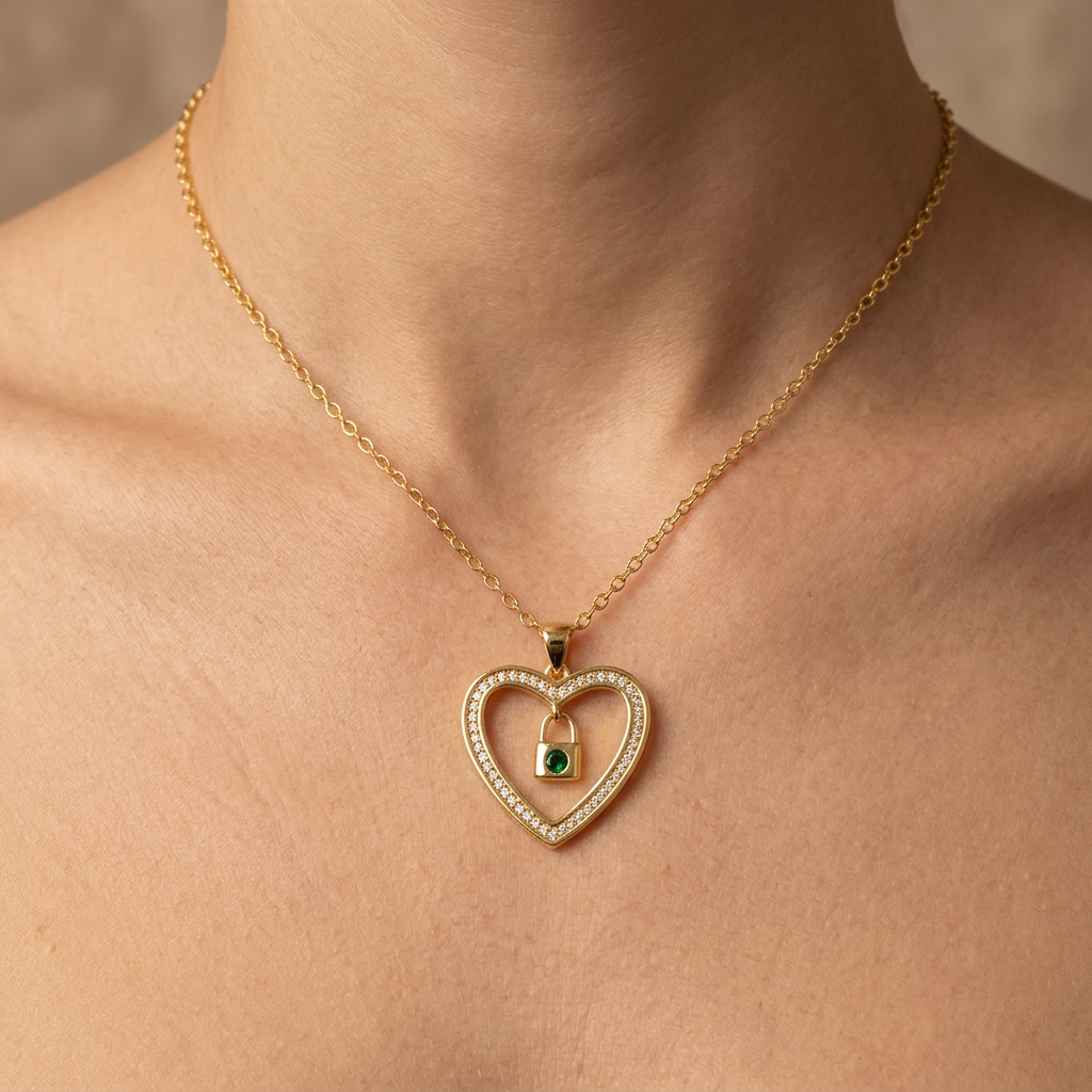 Gargantilla de Goldfilled Corazón Secreto mod. 5023