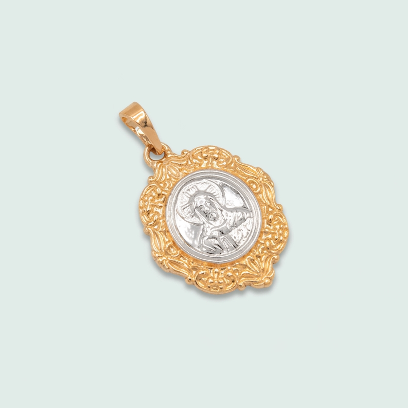 Dije de Goldfilled de San Benito con Borde Barroco mod. 1335