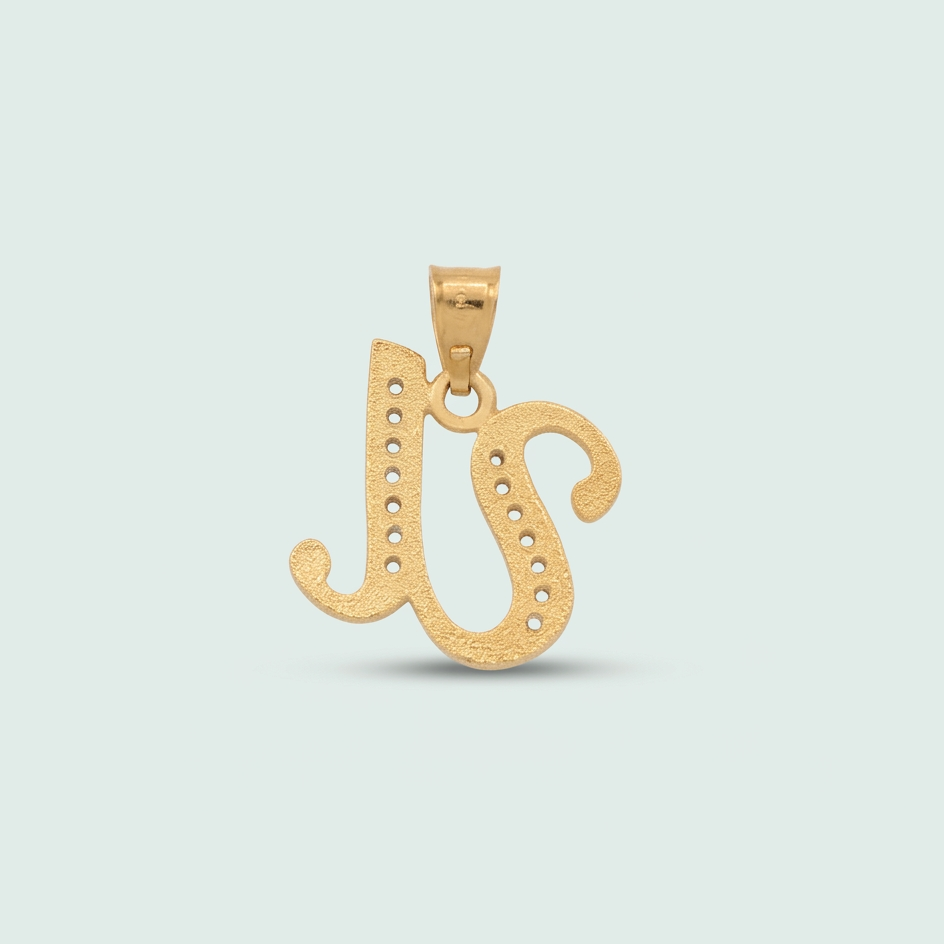 Dije de Oro Laminado Inicial U mod. 1428