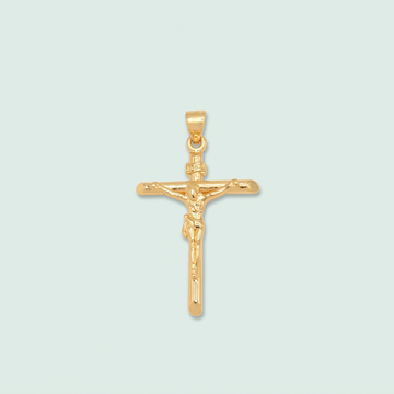 Dije de Goldfilled con Diseño de Cruz Liso mod. 1275