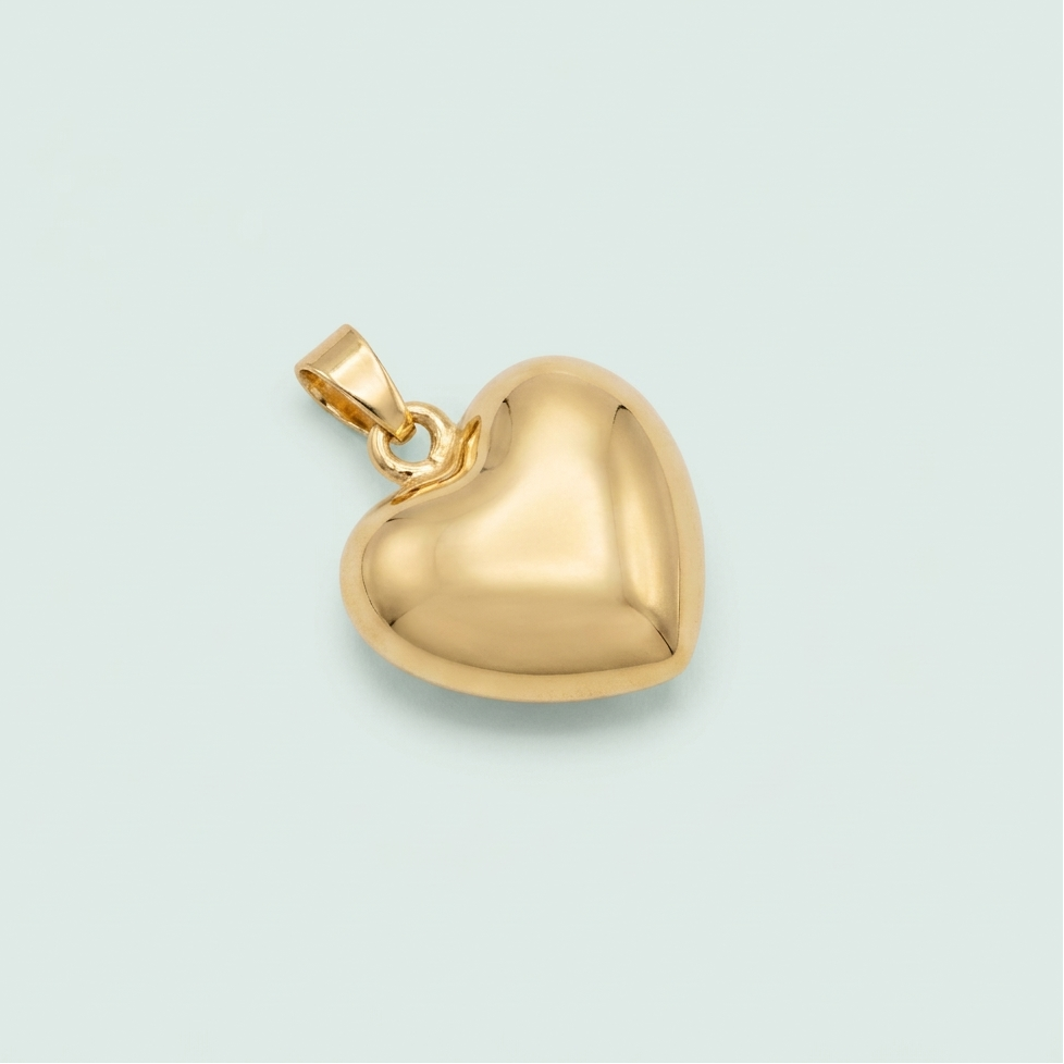 Dije de Oro Laminado Corazón Liso mod. 1431