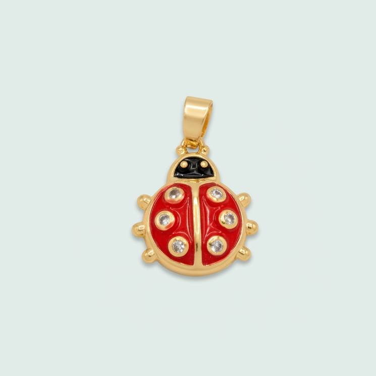 Dije de Goldfilled de Mariquita y Zirconia mod. 1333