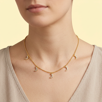 Choker de Goldfilleld con Diseño de Media Luna mod.1345