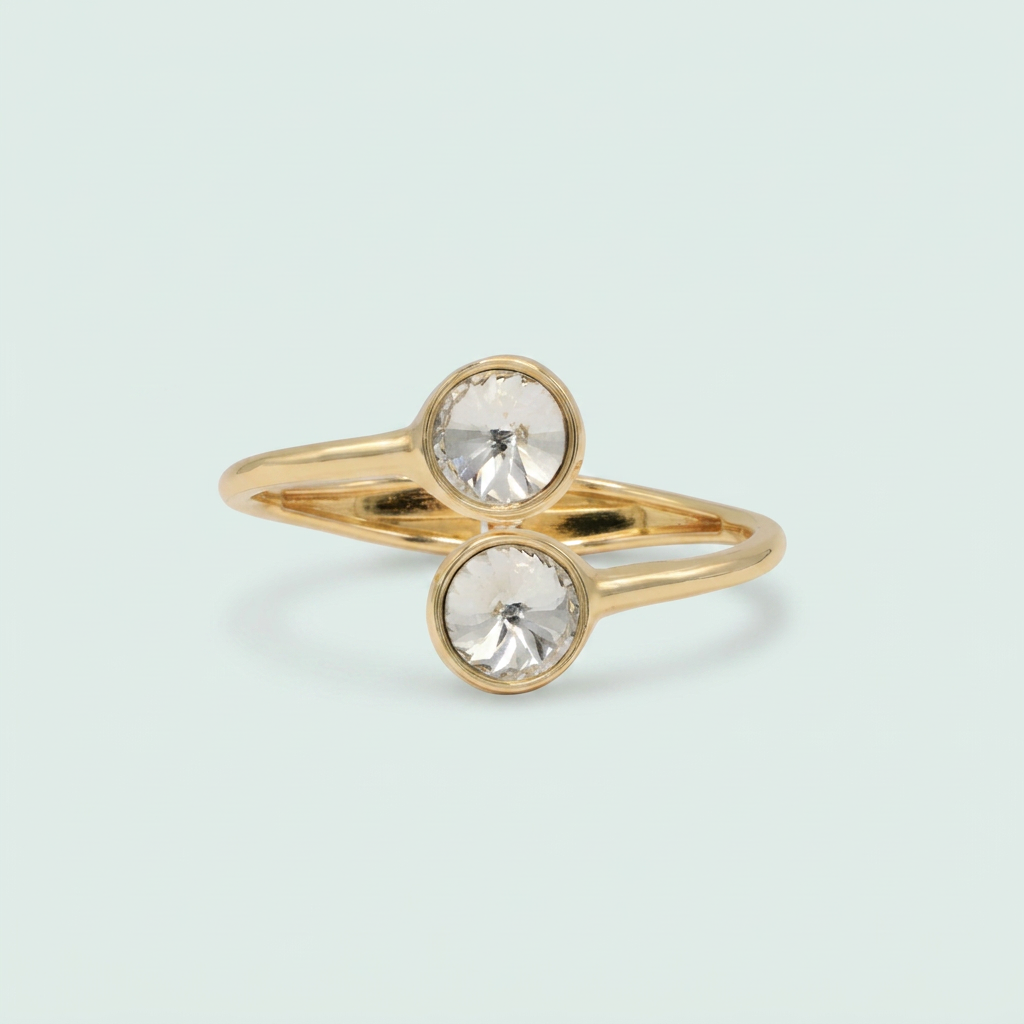 Aro de Goldfilled con Zirconias mod. 1127