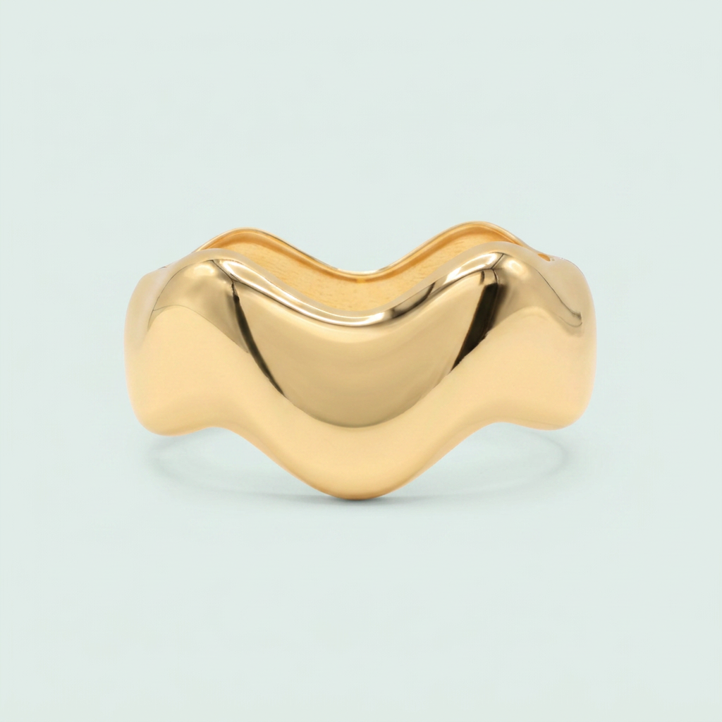 Aro de Goldfilled Ondulado mod. 1129