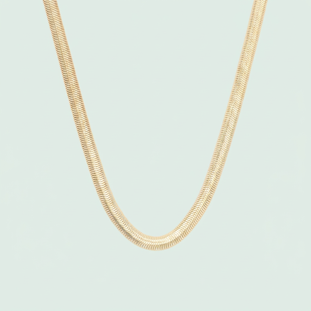 Cadena de Goldfilled de Tejido Cola de Rata mod. 1102