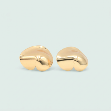 Arete de Goldfilled con Diseño de Petalo mod. 1403