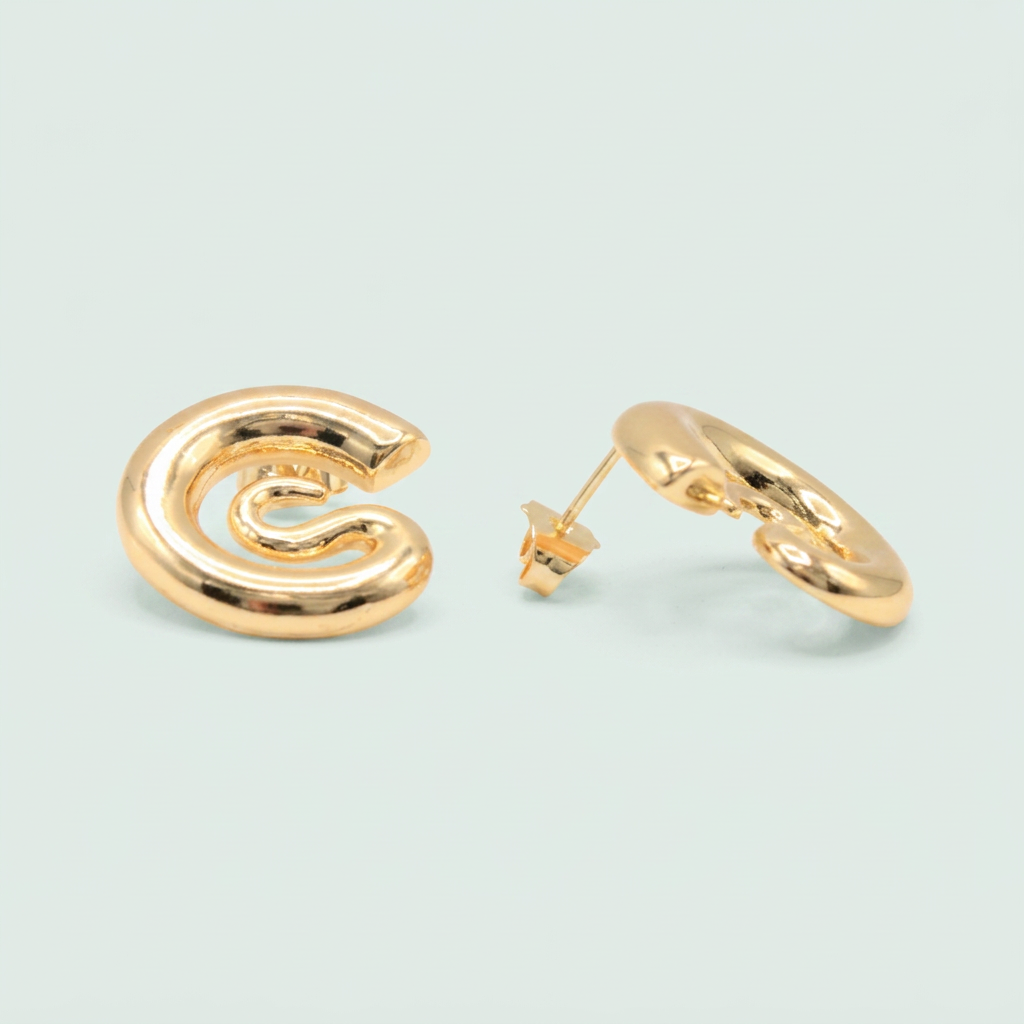 Arete de Goldfilled con Diseño de Espiral mod. 1401