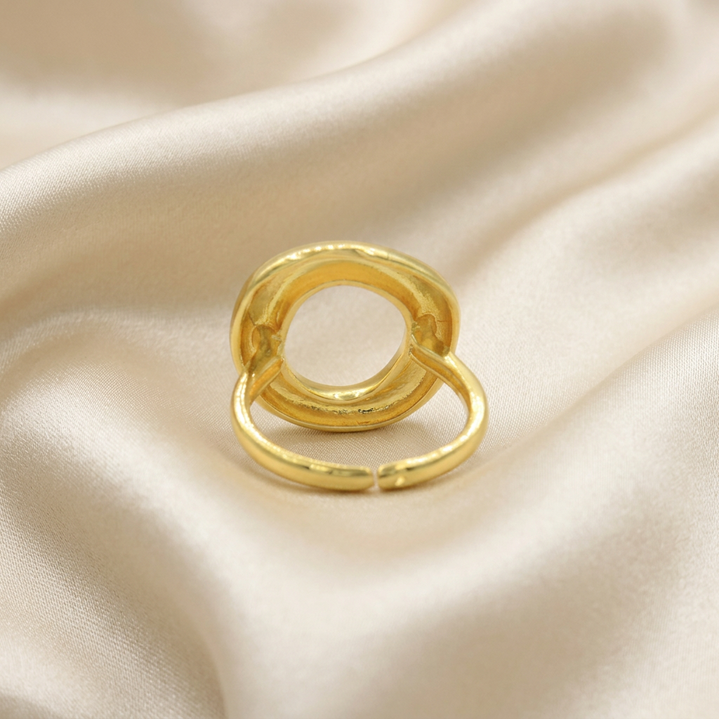 Anillo de Goldfilled Óvalo Liso mod. 6066