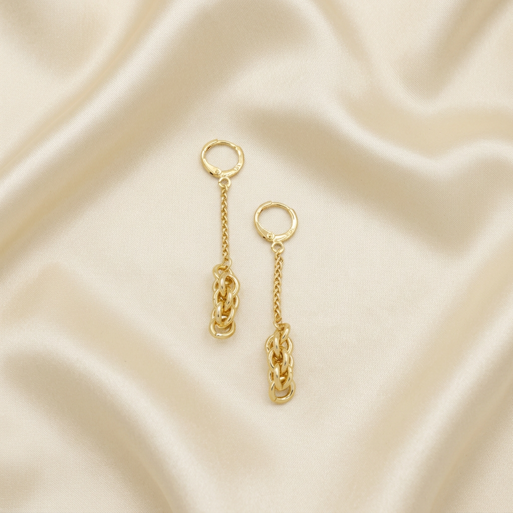 Set de Joyería de Goldfilled Diseño Resorte mod. 7090