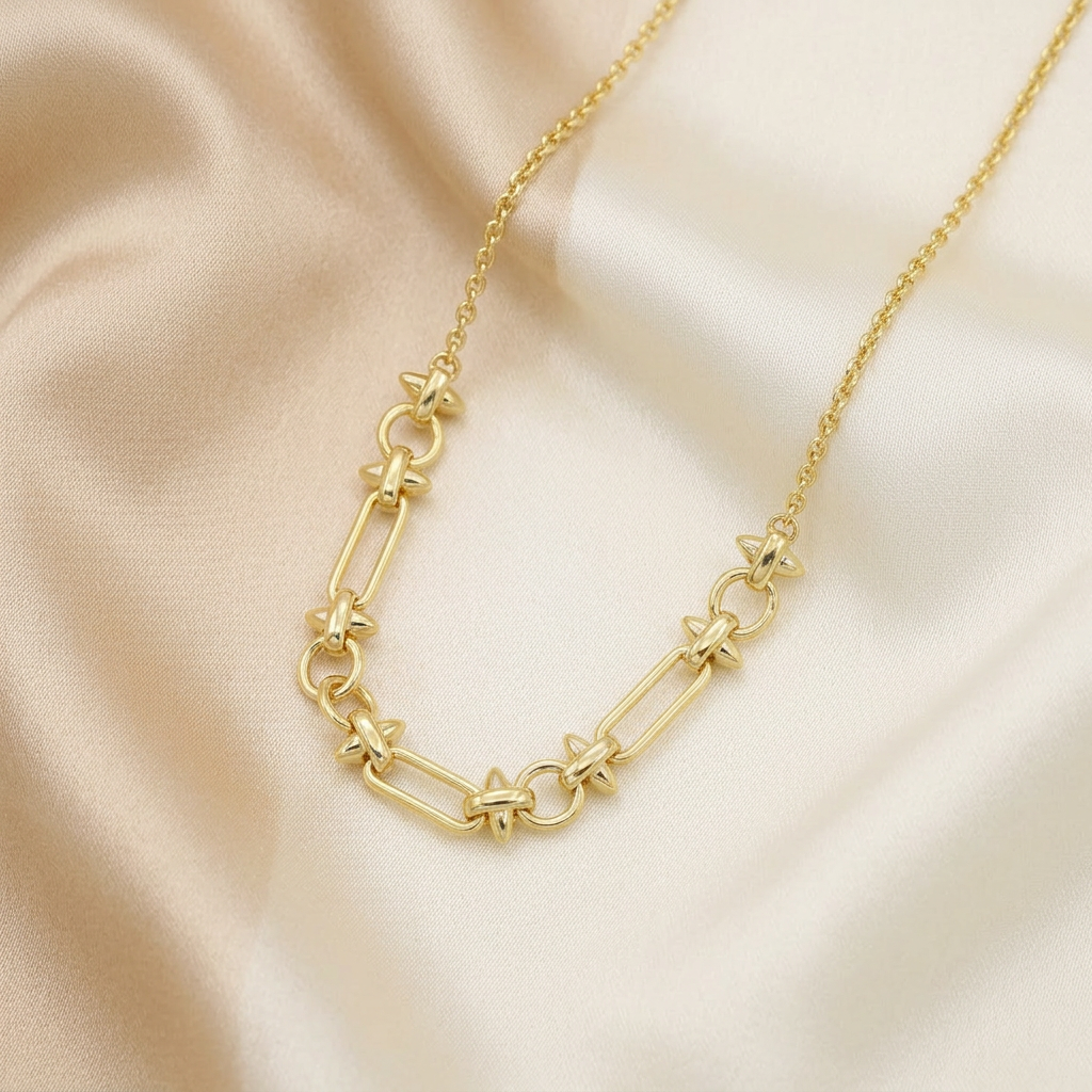 Set de Joyería de Goldfilled Diseño Star mod. 7087