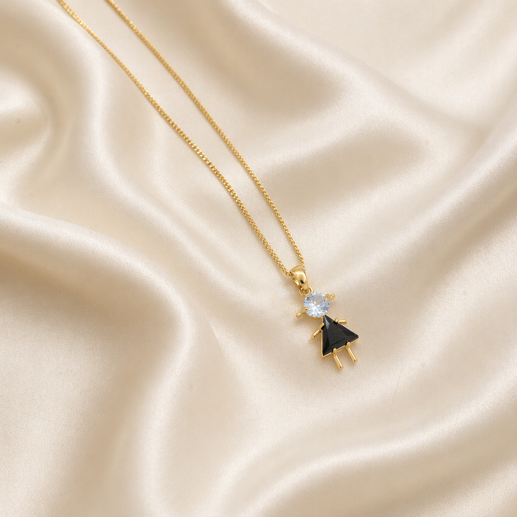 Set de Joyería de Goldfilled Diseño de Muñequita mod. 7106