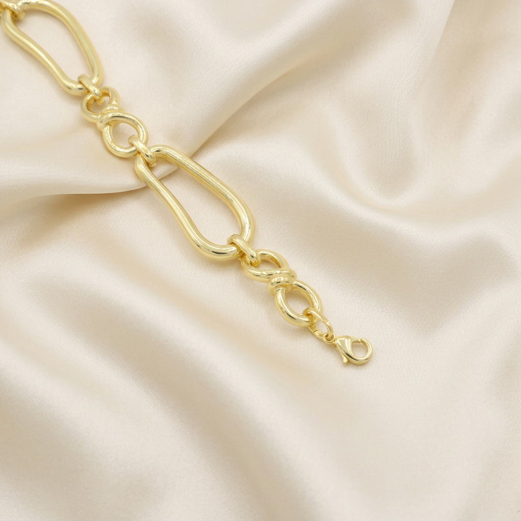 Cadena de Goldfilled  Eslabón Grande y Brillante mod. 8016