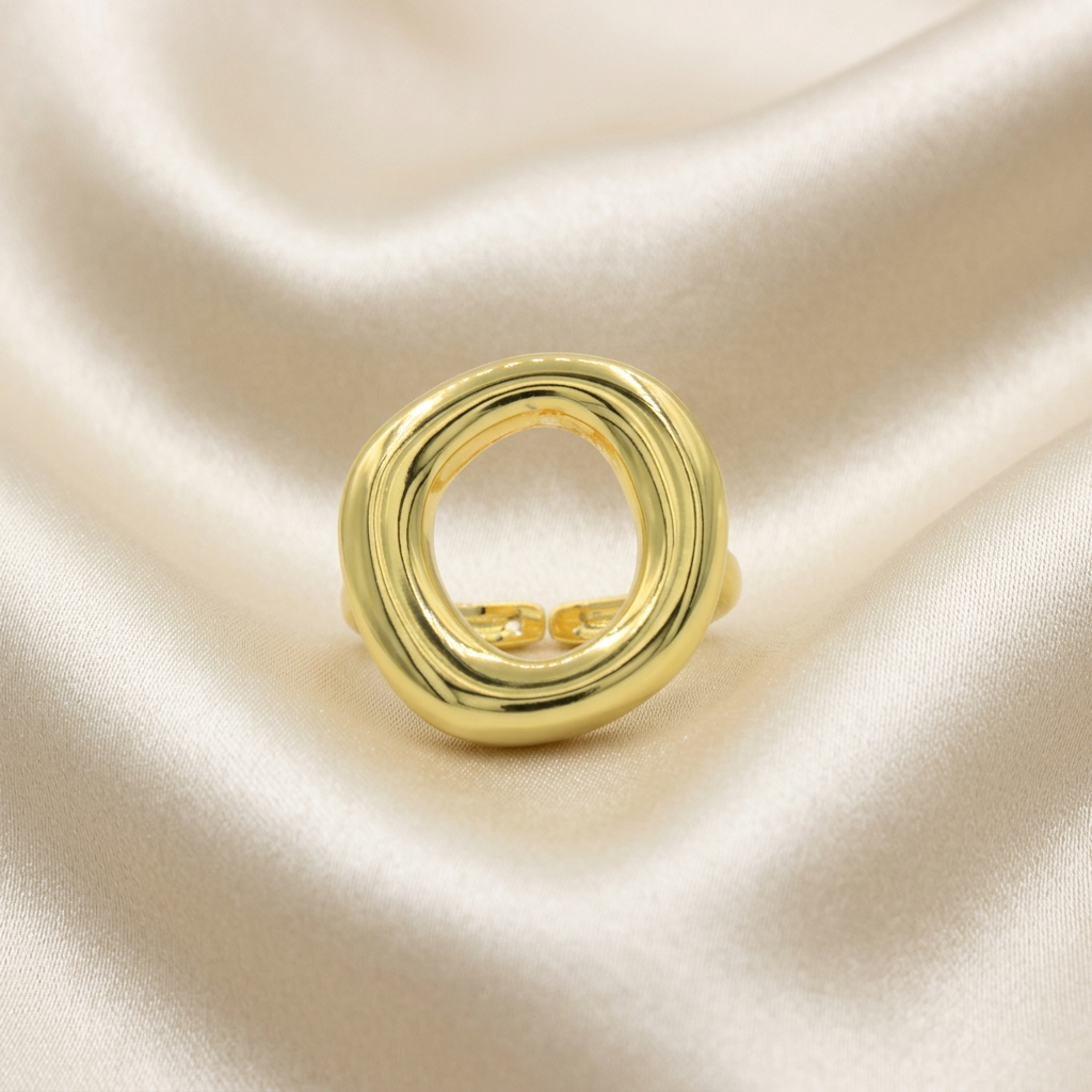 Anillo de Goldfilled Óvalo Liso mod. 6066