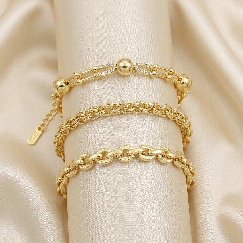 Set de Joyería de Goldfilled 13pz mod. 7101