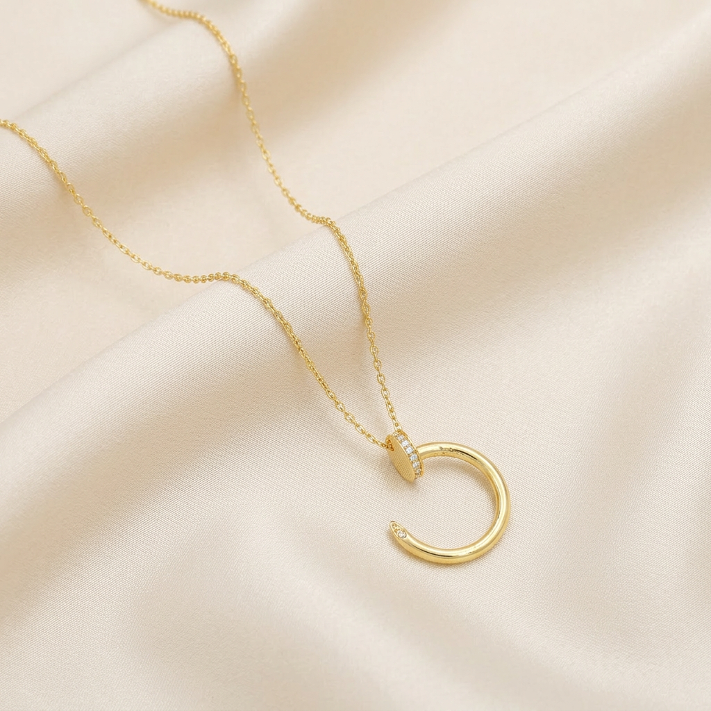 Set de Joyería de Goldfilled Diseño Clavo mod. 7091