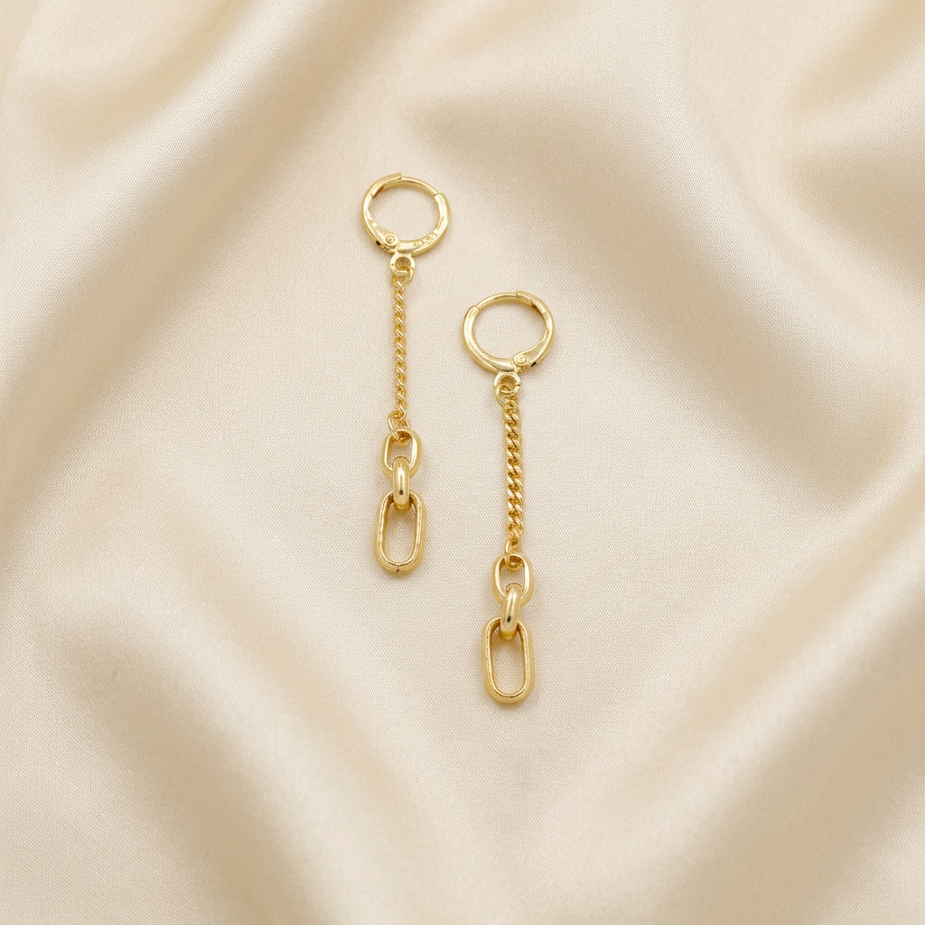 Set de Joyería de Goldfilled Diseño Eslabón mod. 7088