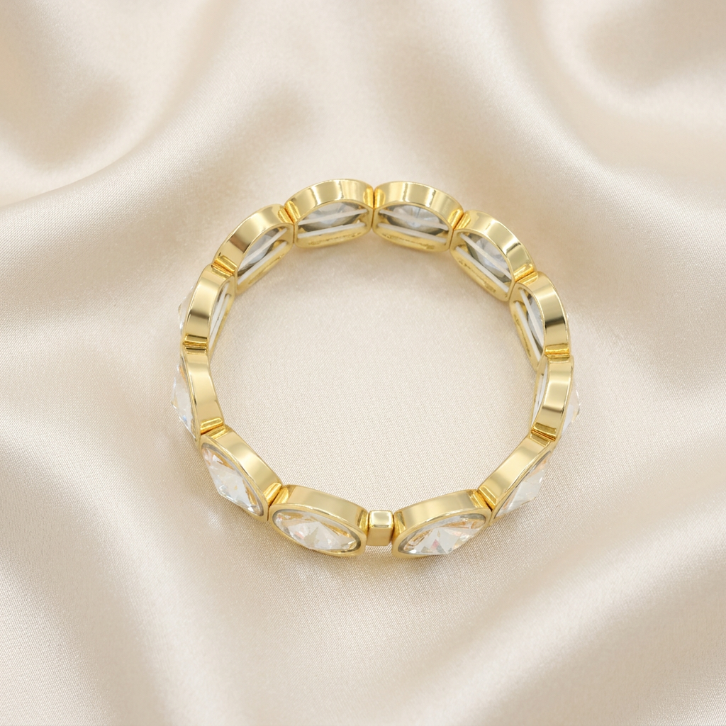 Aro de Goldfilled Zirconias Brillantes mod. 4034