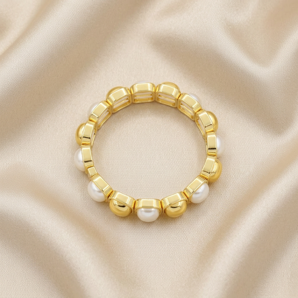 Aro de Goldfilled Eslabones Brillantes mod. 4033