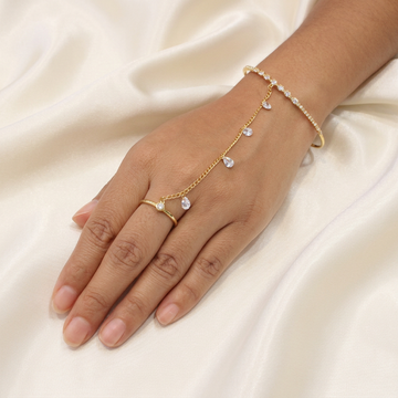 Pulsera Manopla de Goldfilled Gotas Finas mod. 1156
