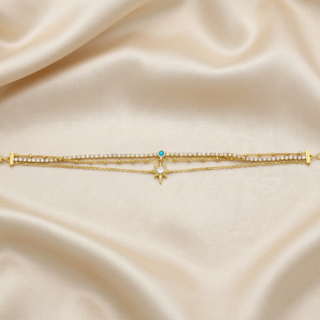 Pulsera de Goldfilled Estrella Fugaz mod. 1149