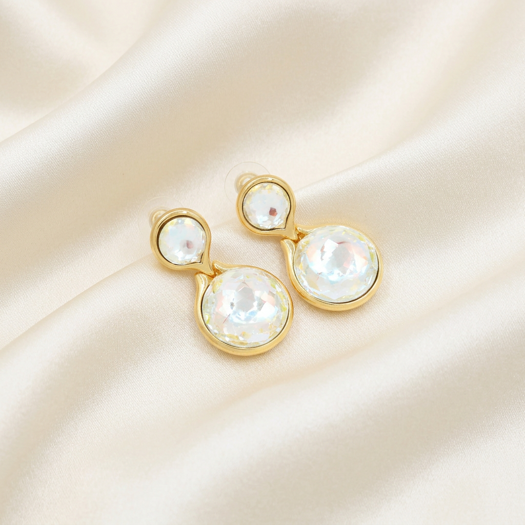 Arete de Goldfilled con Elegantes Zirconias mod. 3080