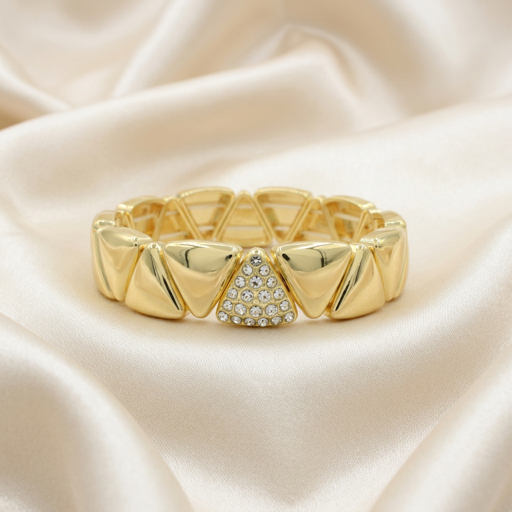Aro de Goldfilled Tríangulos Finos mod. 4029