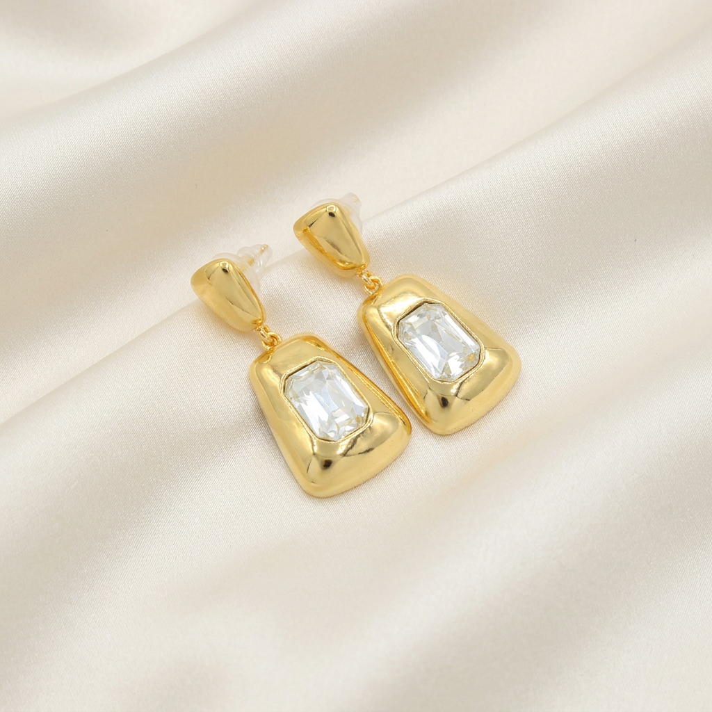 Arete de Goldfilled Diseño de Campana mod. 3092