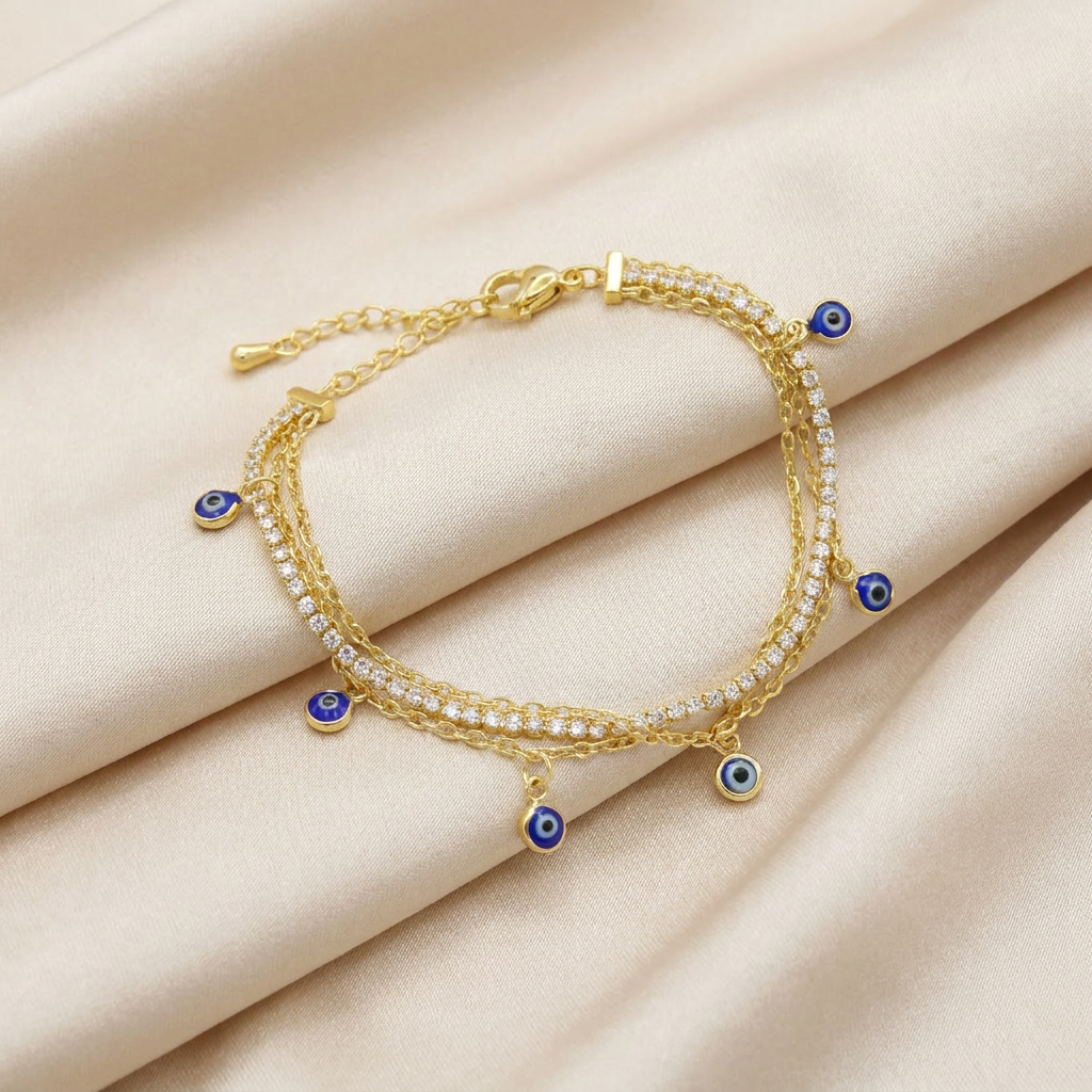 Pulsera de Goldfilled Ojos Turcos mod. 1150