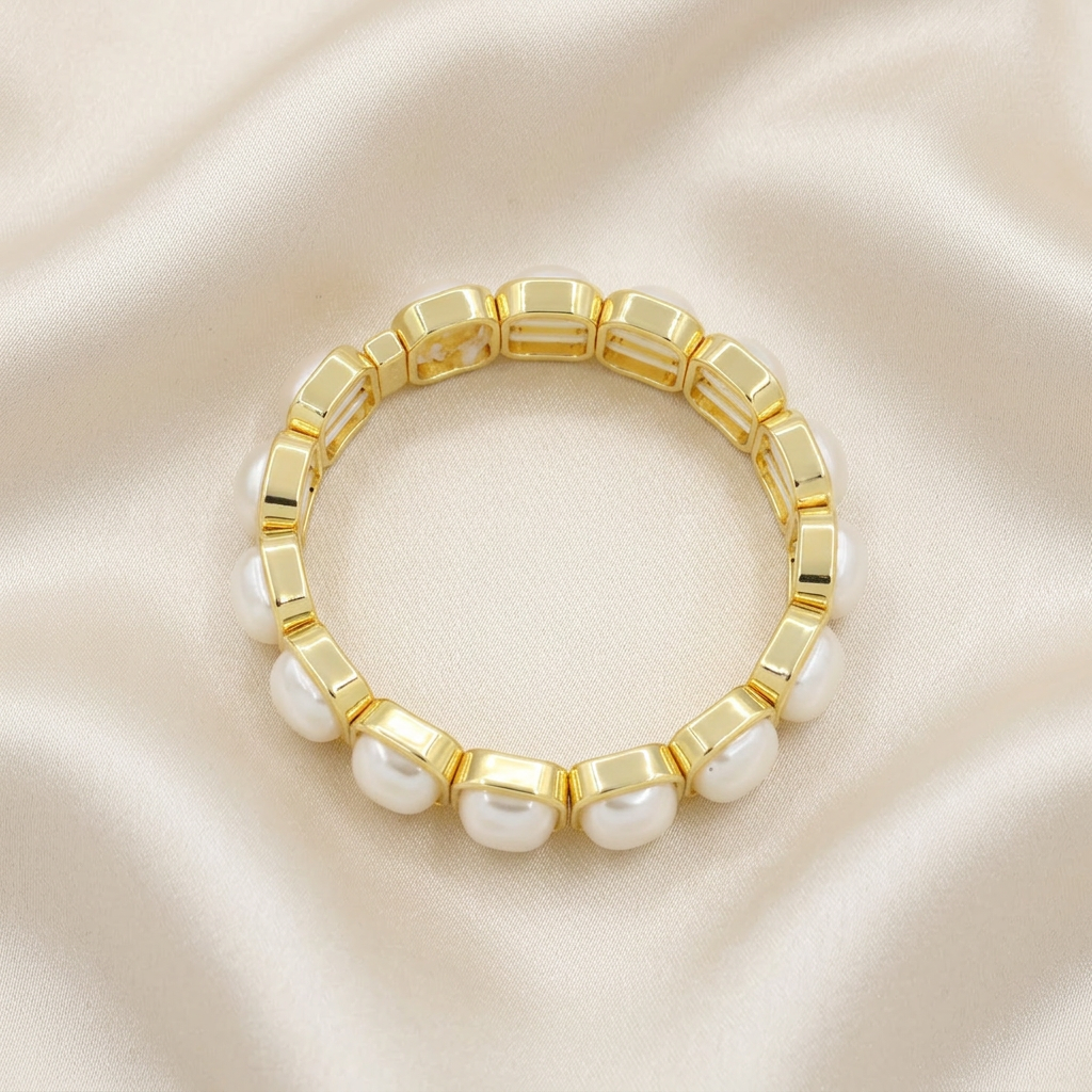 Aro de Goldfilled Eslabones de Perla mod. 4032