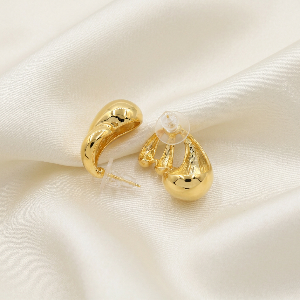 Arete de Goldfilled Gota Ondulada mod. 3098