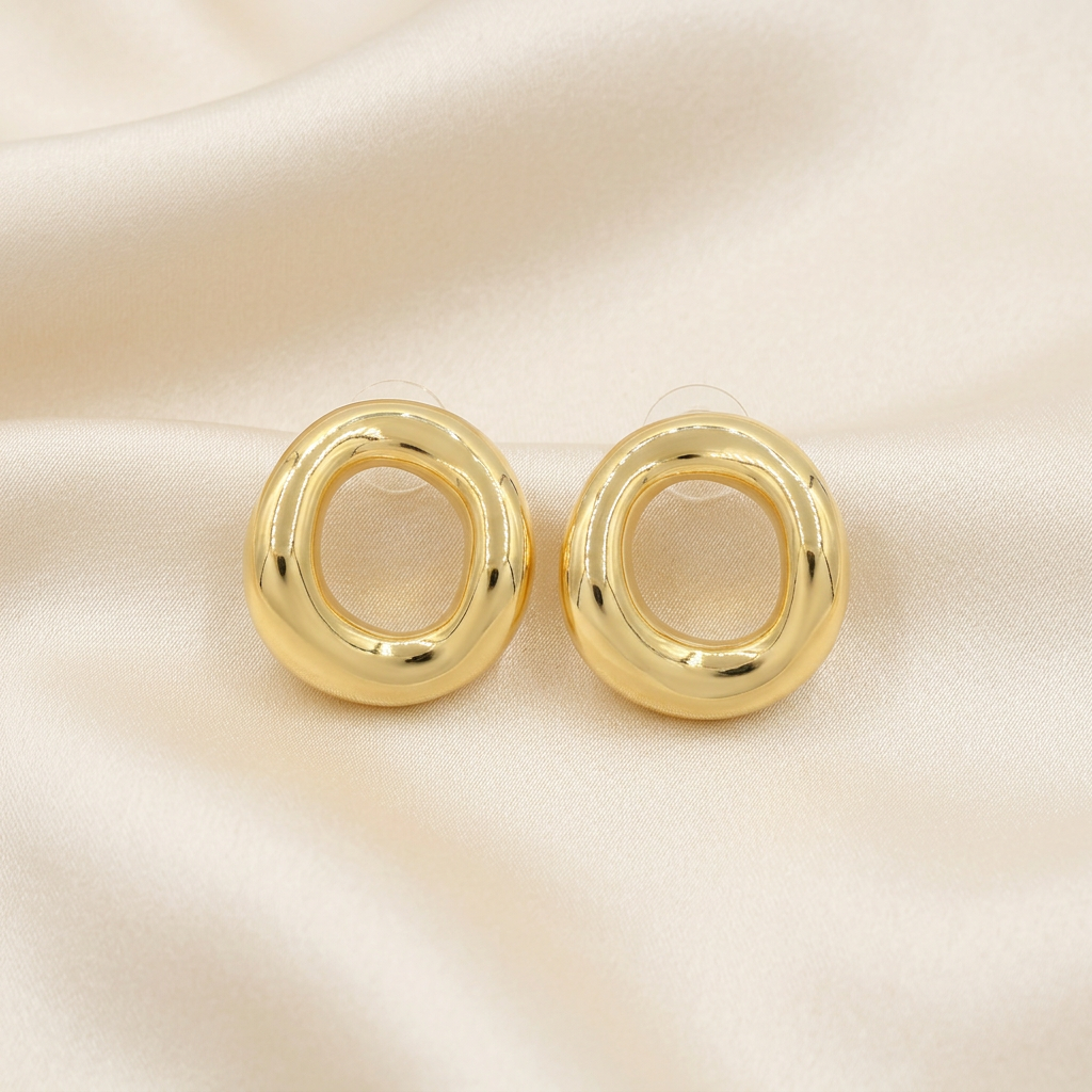 Arete de Goldfilled Diseño Circular mod. 3095