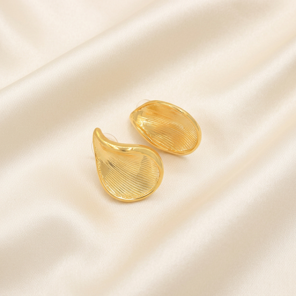 Arete de Goldfilled con Diseño Texturizado mod. 3083