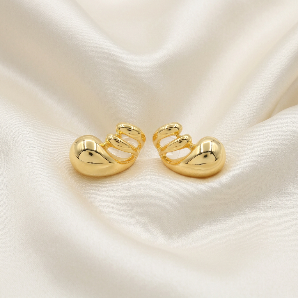 Arete de Goldfilled Gota Ondulada mod. 3098
