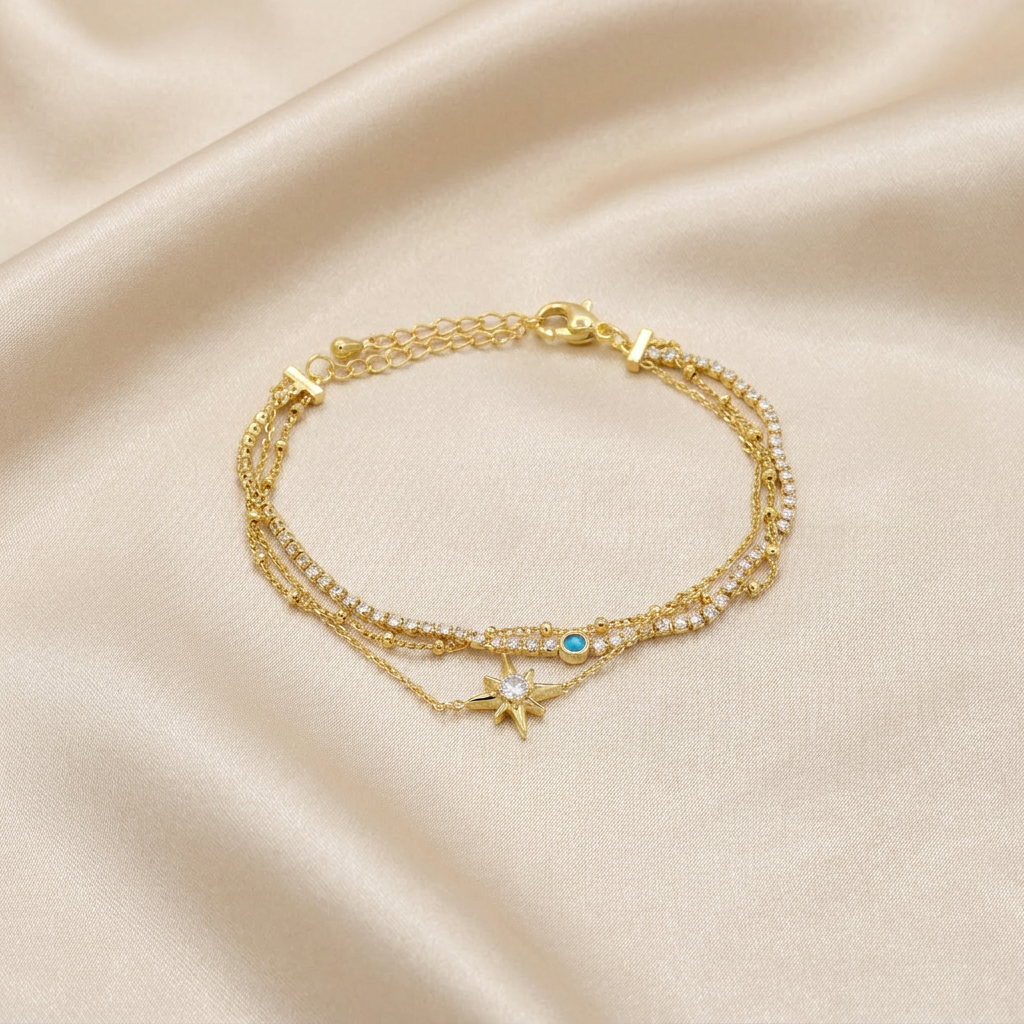 Pulsera de Goldfilled Estrella Fugaz mod. 1149