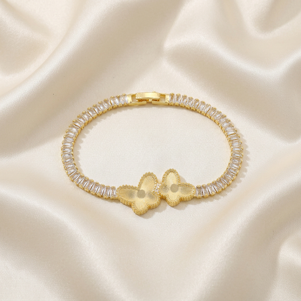 Pulsera de Goldfilled Mariposas mod. 1162