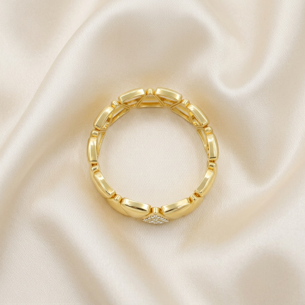 Aro de Goldfilled Tríangulos Finos mod. 4029