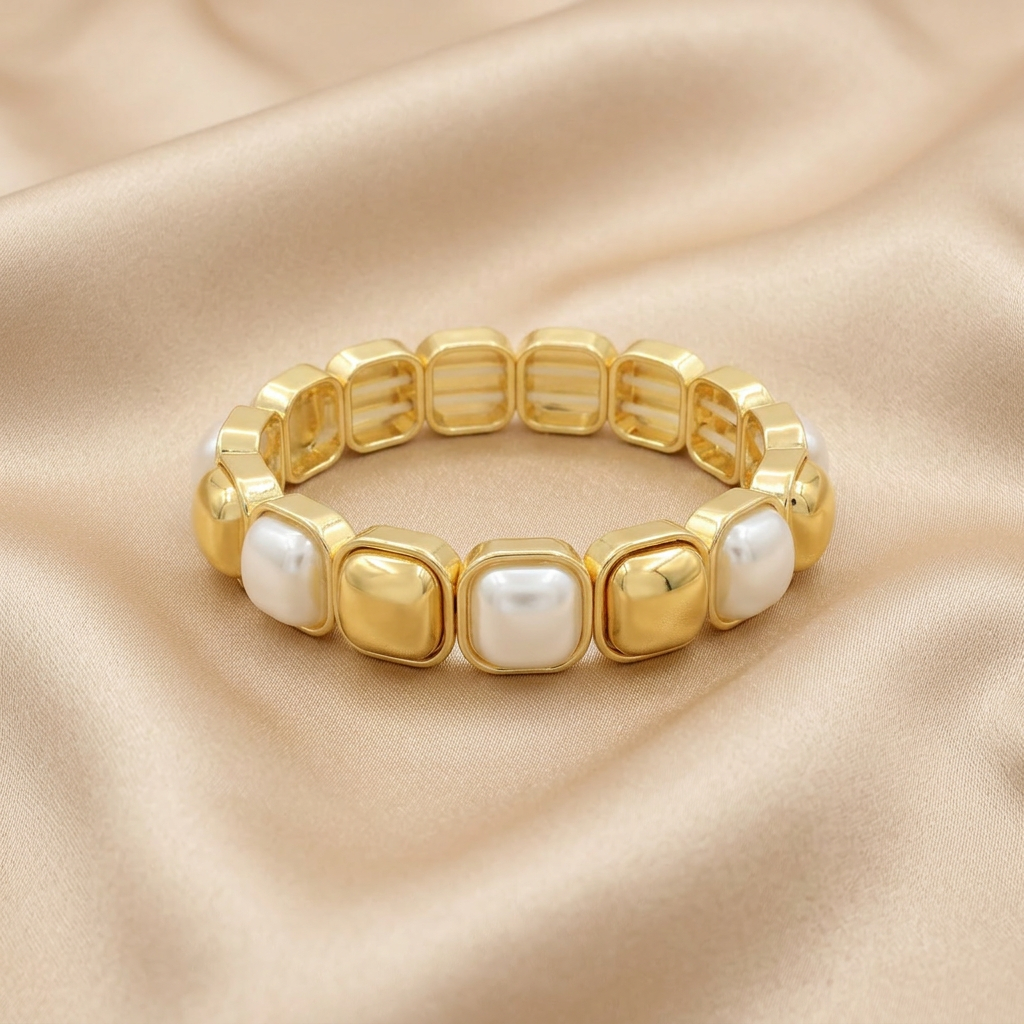 Aro de Goldfilled Eslabones Brillantes mod. 4033