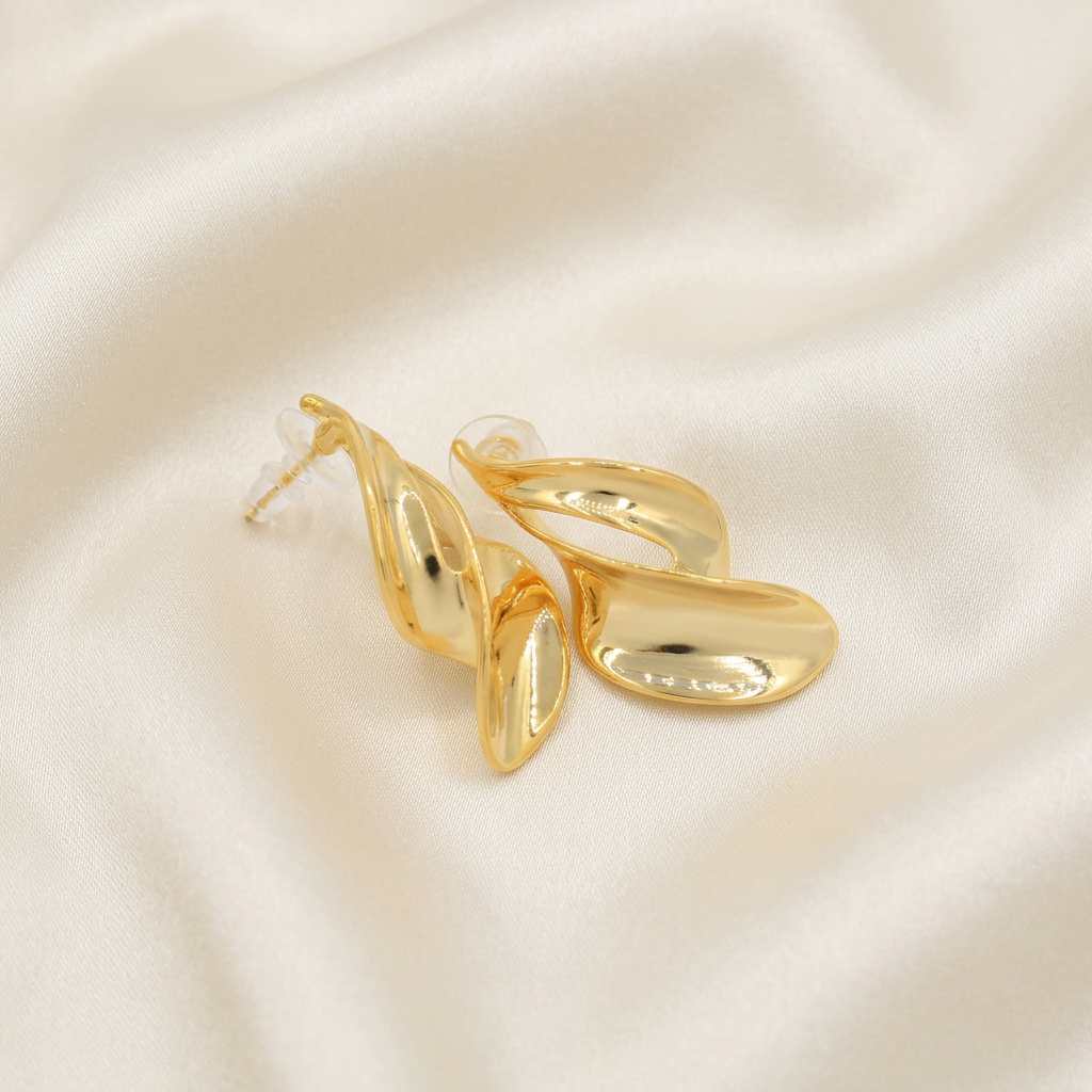 Arete de Goldfilled Diseño Brillante mod. 3090