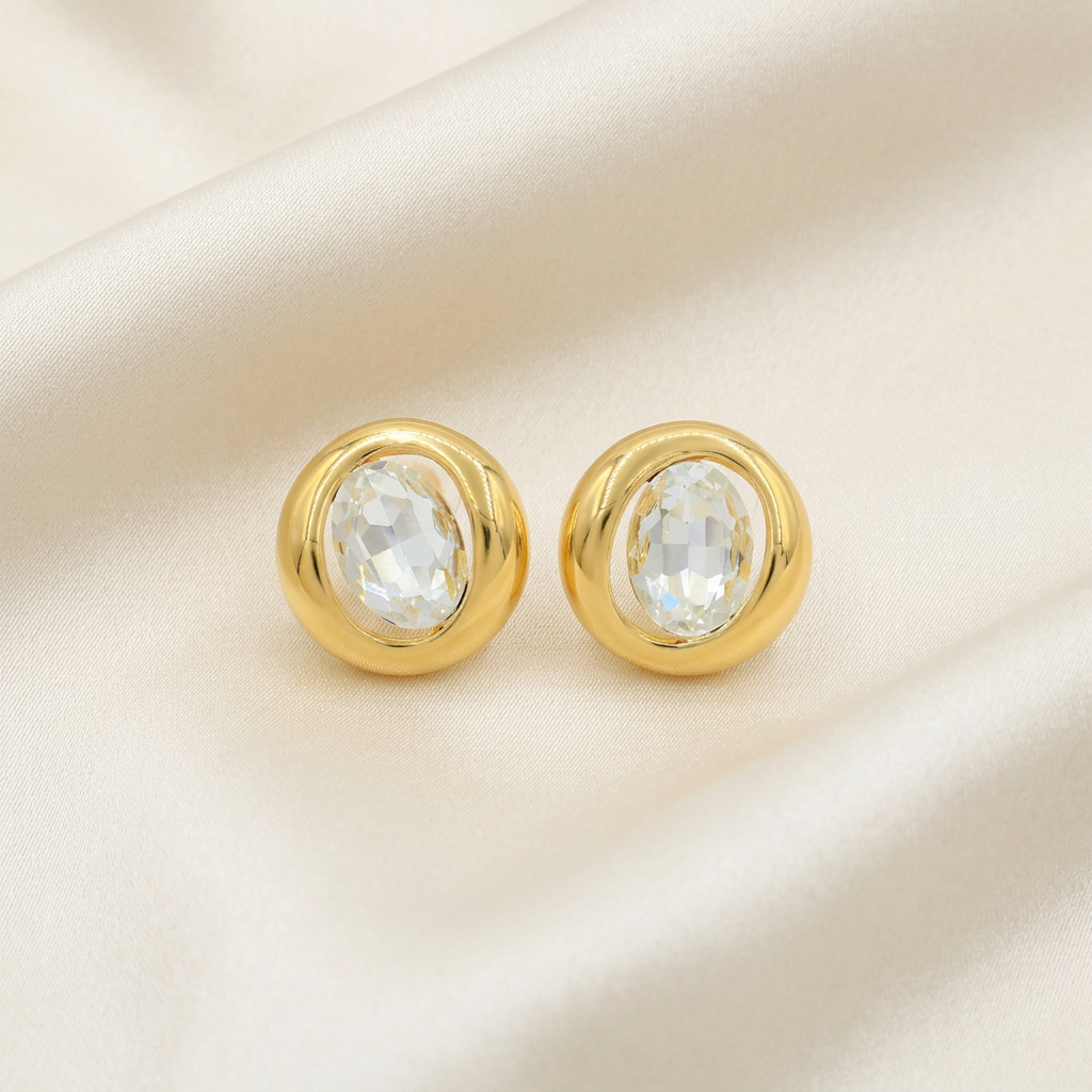 Arete de Goldfilled con Zirconia en el Centro mod. 3082