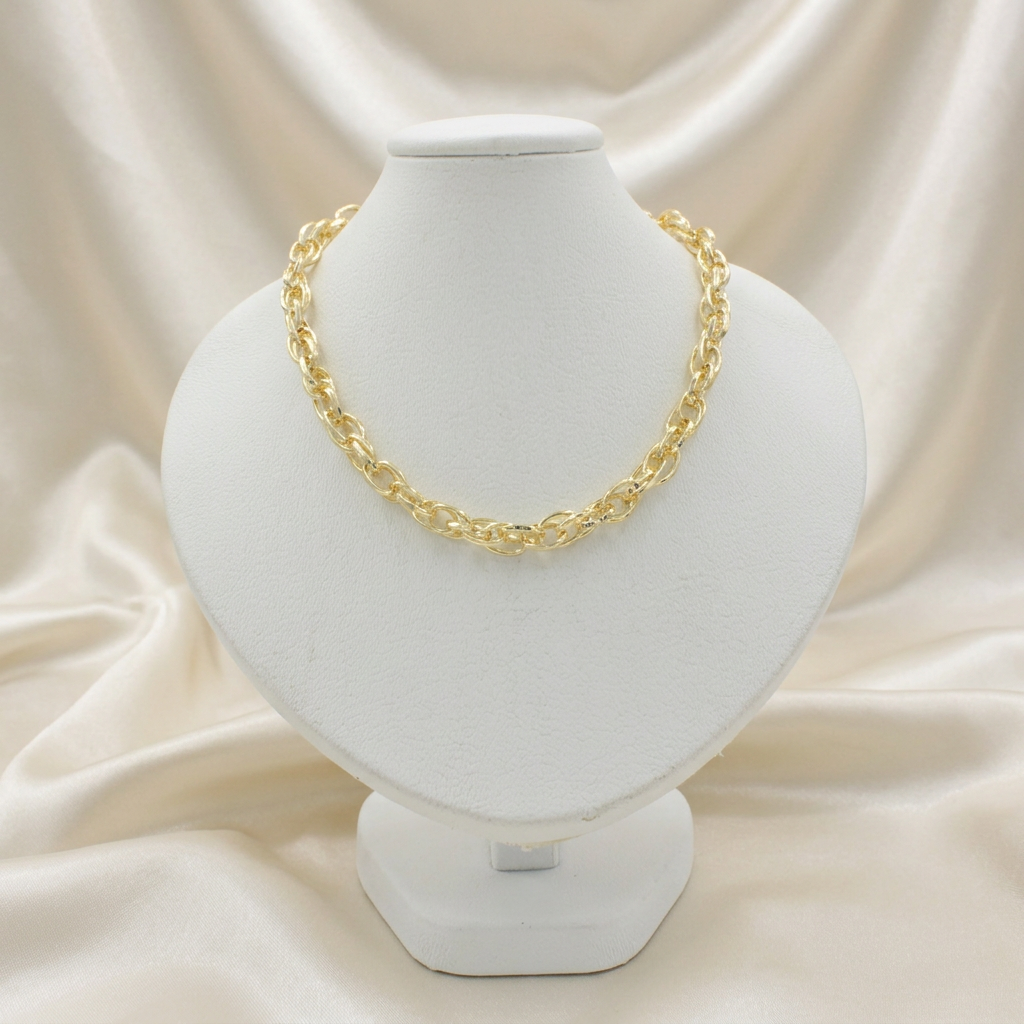 Cadena de Goldfilled Trenzada Clásica mod. 8012