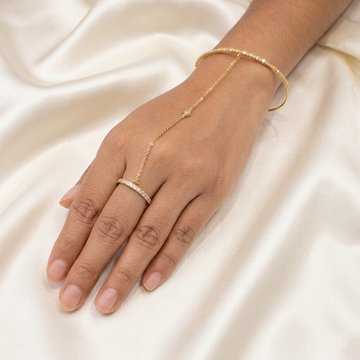 Pulsera Manopla de Goldfilled Ojo Brillante mod. 1152