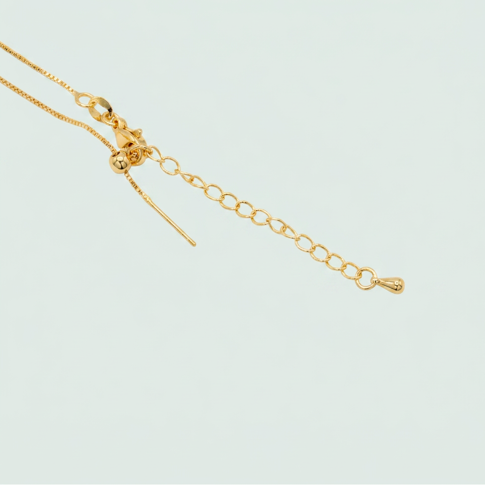Set de Goldfilled Gargantilla y Aretes con Diseño de Estrellas mod. 1363
