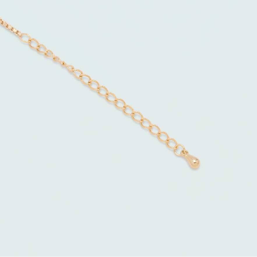 Gargantilla de Oro Laminado Libélula y Zirconia mod. 1475