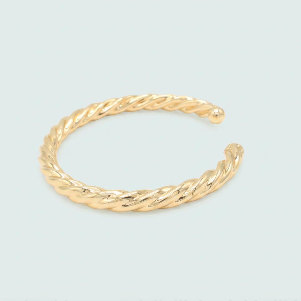 Aro de Oro Laminado Diseño Torzal mod. 1514