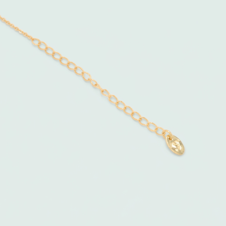 Gargantilla de Oro Laminado con Diseño de Corazón Hueco y Zirconia Fucsia mod. 1473