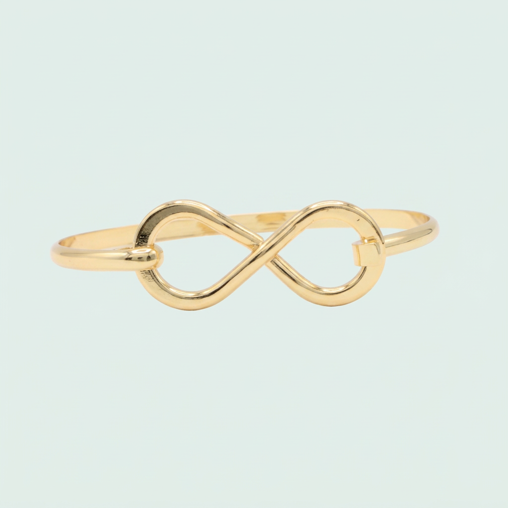 Aro de Oro Laminado Infinito mod. 1521
